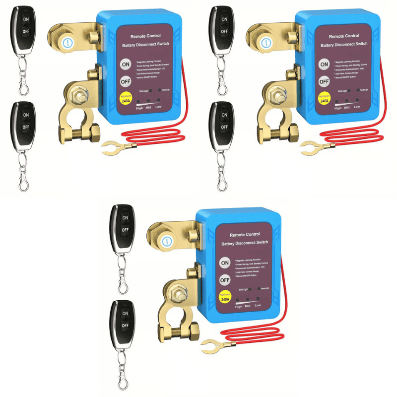 12V High Current Car Remote Battery Disconnect Switch
