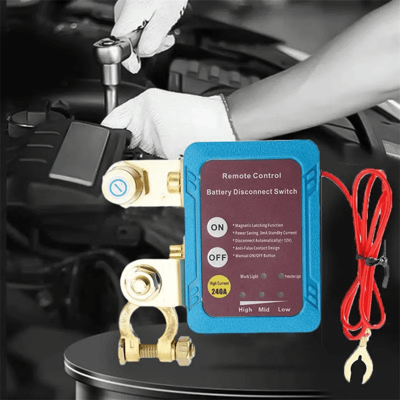 12V High Current Car Remote Battery Disconnect Switch