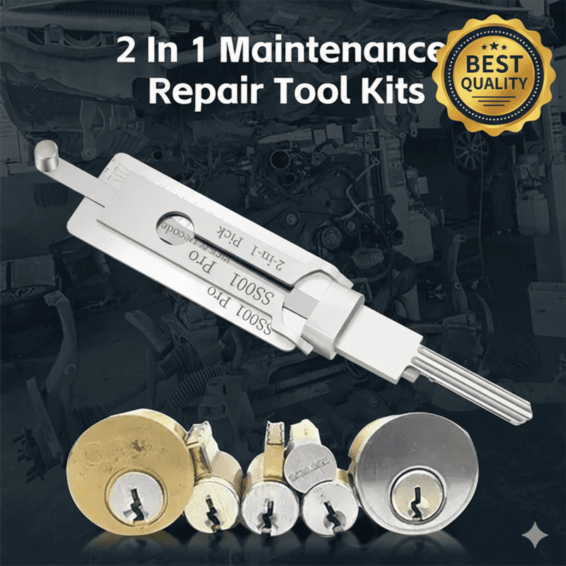 🔥Hot Sale 49% Off ⚒️ Flat Key Lock Compatible Master Key Decoder Tool