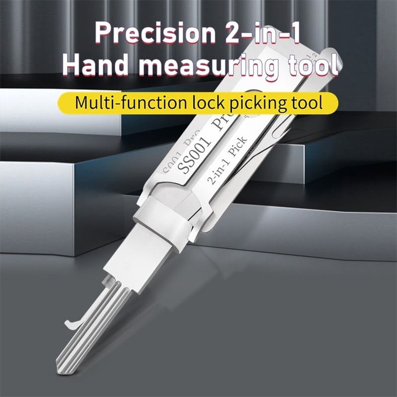 🔥Hot Sale 49% Off ⚒️ Flat Key Lock Compatible Master Key Decoder Tool
