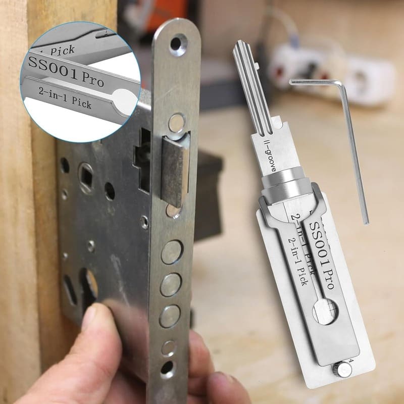 🔥Hot Sale 49% Off ⚒️ Flat Key Lock Compatible Master Key Decoder Tool