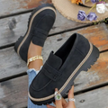 🔥 Last Day 60% OFF 🔥 Women's Lightweight Vintage Penny Loafers - Slip-On Platform Shoes with Thick Rubber Sole
