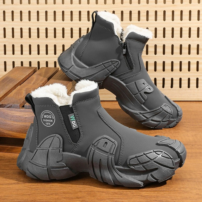 🔥 Hot Sale 70% OFF 👟 Unisex Warm Fleece Waterproof Boots