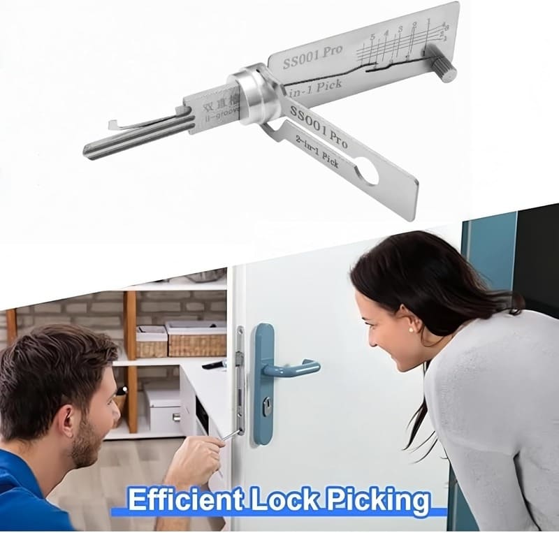 🔥Hot Sale 49% Off ⚒️ Flat Key Lock Compatible Master Key Decoder Tool