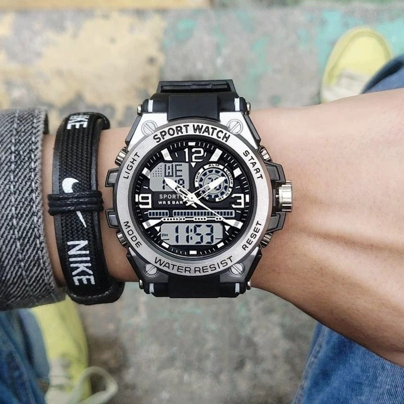 🔥 Hot Sale 70% OFF ⌚ Men's Waterproof Sports Watch with Luminous Display