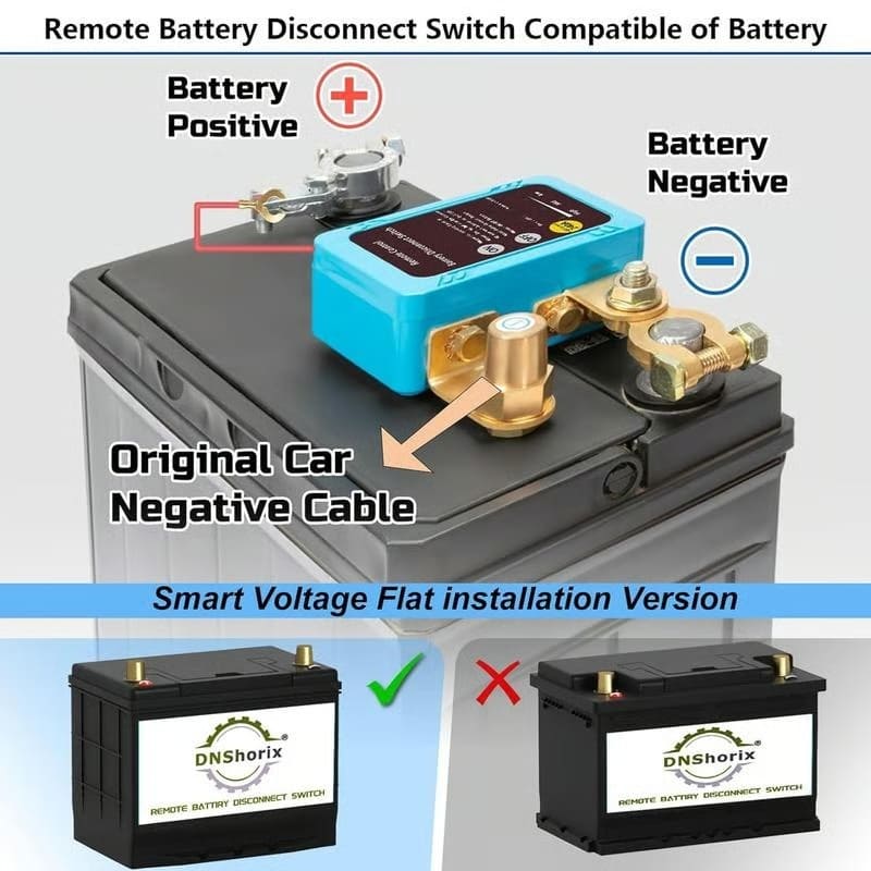 12V High Current Car Remote Battery Disconnect Switch