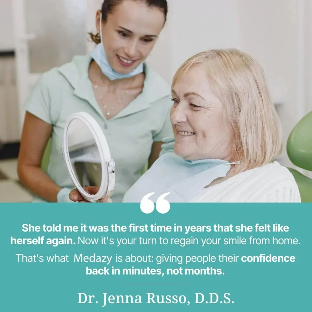 ✅ Advanced Custom-Fit Functional Dentures 🦷 Smile Confidently Again in Just 3 Minutes ❌ No Dentist Needed!