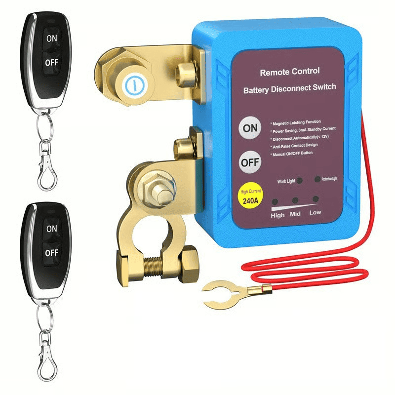 12V High Current Car Remote Battery Disconnect Switch
