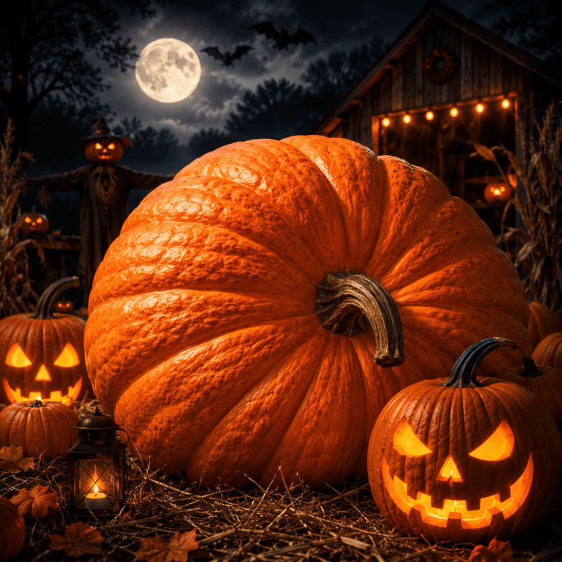 Atlantic Giant Pumpkin Seeds🎃-Grow 400LB Giant Pumpkins in Just 90 Days 🌱