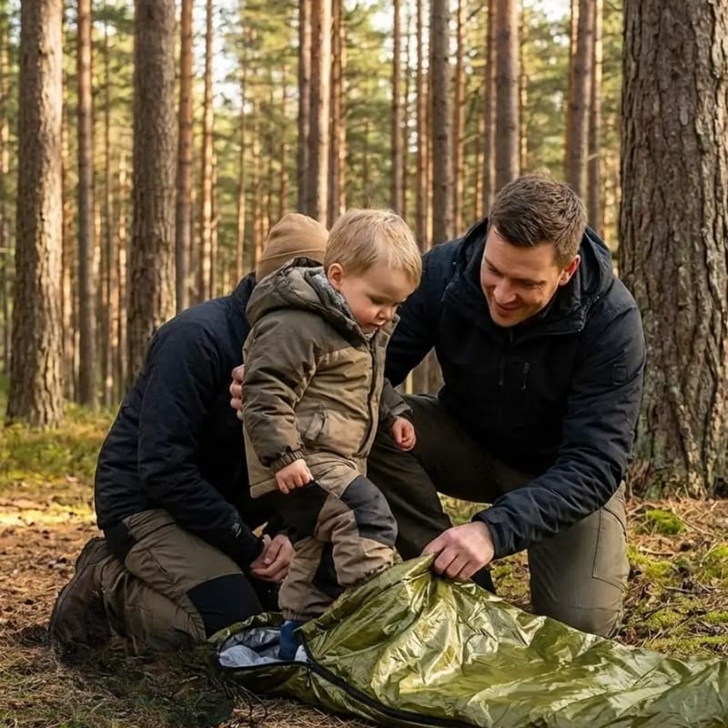 Emergency Waterproof Survival Sleeping Bag for Camping & Hiking