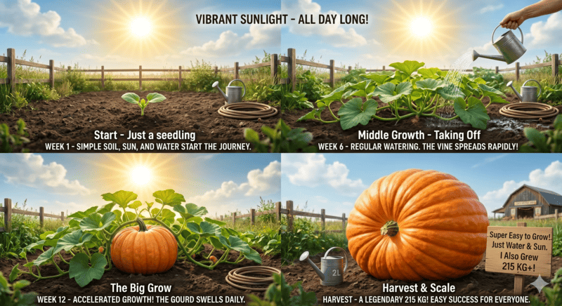 Atlantic Giant Pumpkin Seeds🎃-Grow 400LB Giant Pumpkins in Just 90 Days 🌱
