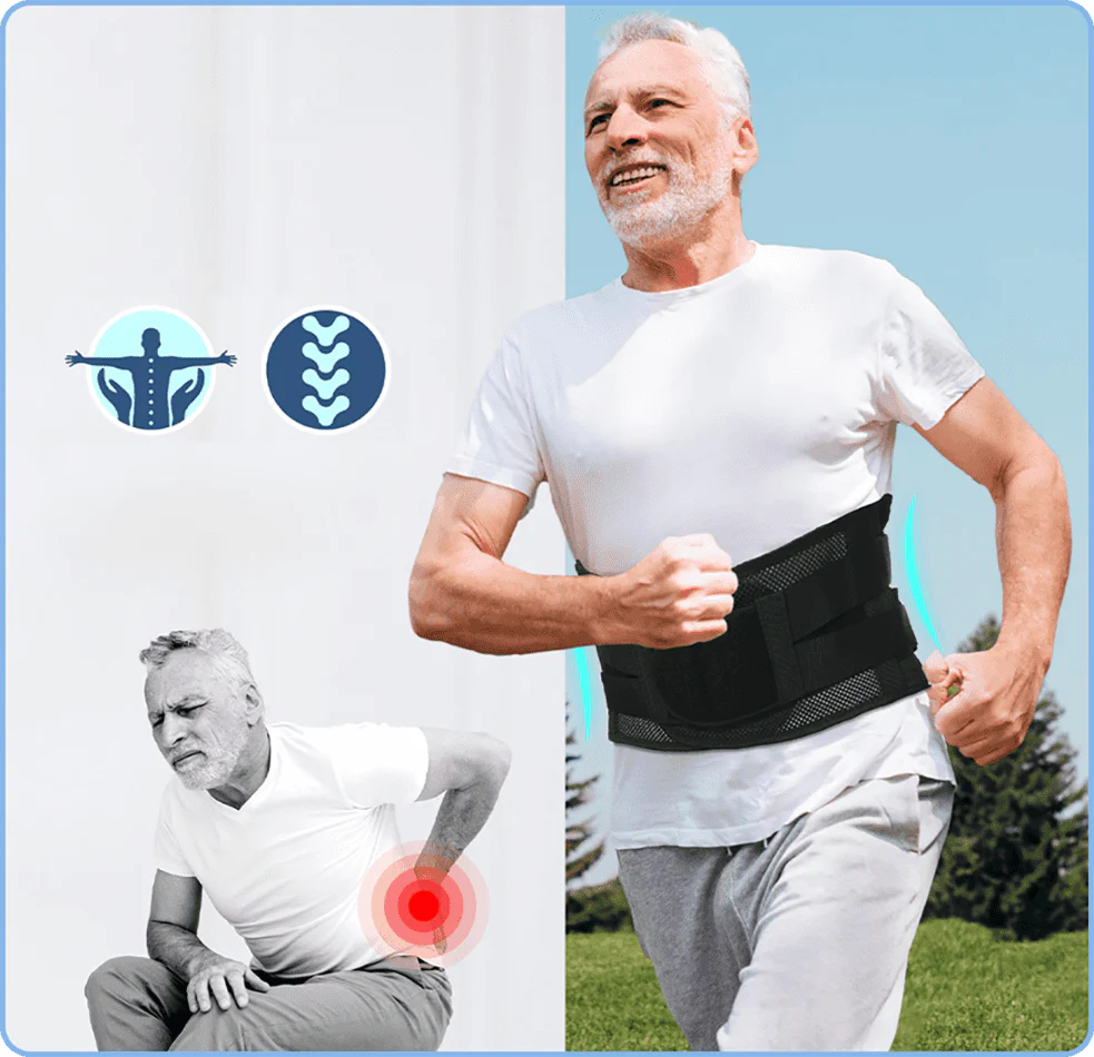 ✅ Adjustable Lumbar Support Belt 💪 Lower Back Brace