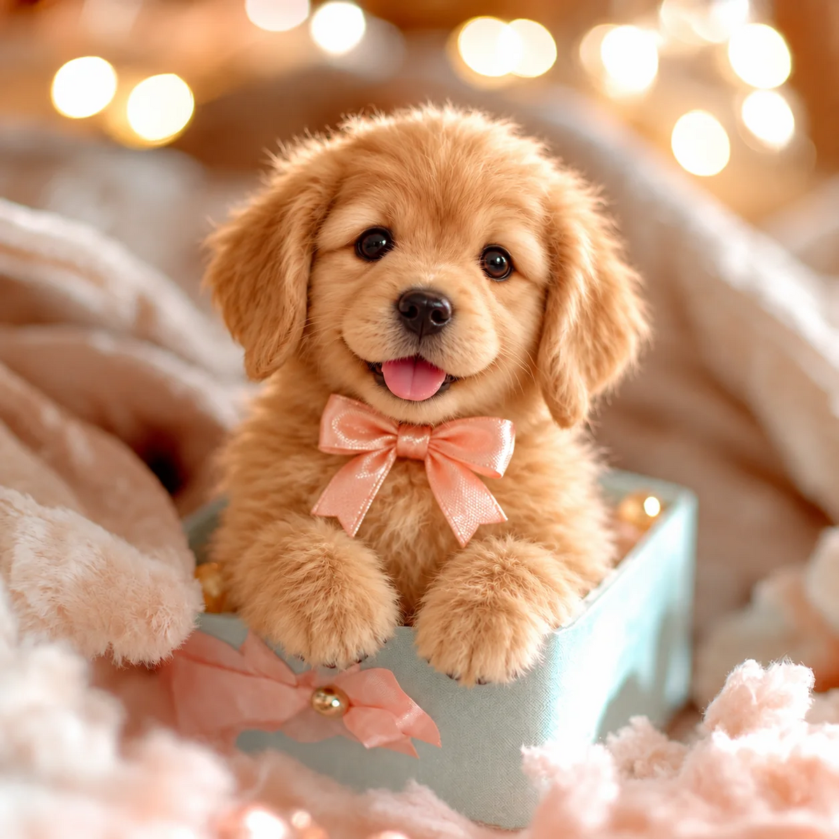 🎄 50% OFF – Golden Buddy Realistic Robot Golden Retriever Puppy