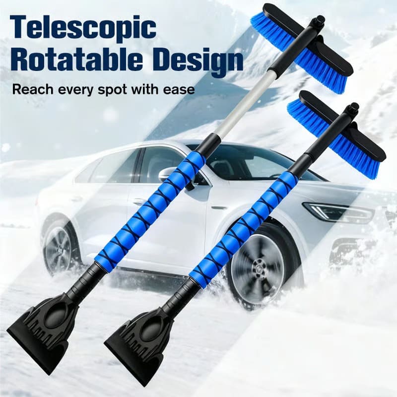 Telescopic Car Snow Brush With Ice Scraper