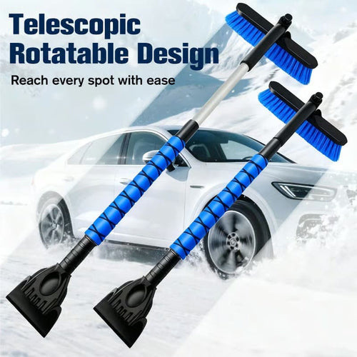 Telescopic Car Snow Brush With Ice Scraper