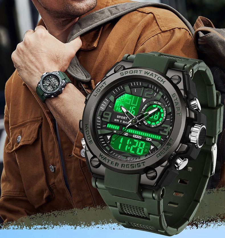 🔥 Hot Sale 70% OFF ⌚ Men's Waterproof Sports Watch with Luminous Display