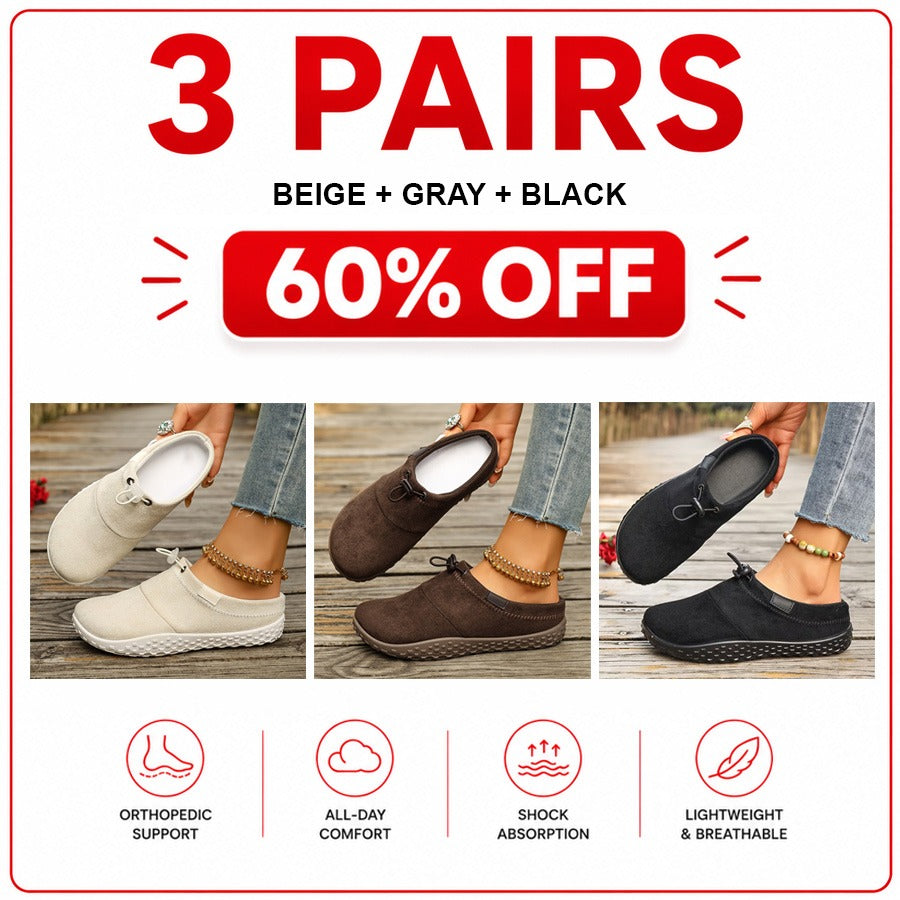 Orthopedic Casual Shoes with Round Toe Design-Us