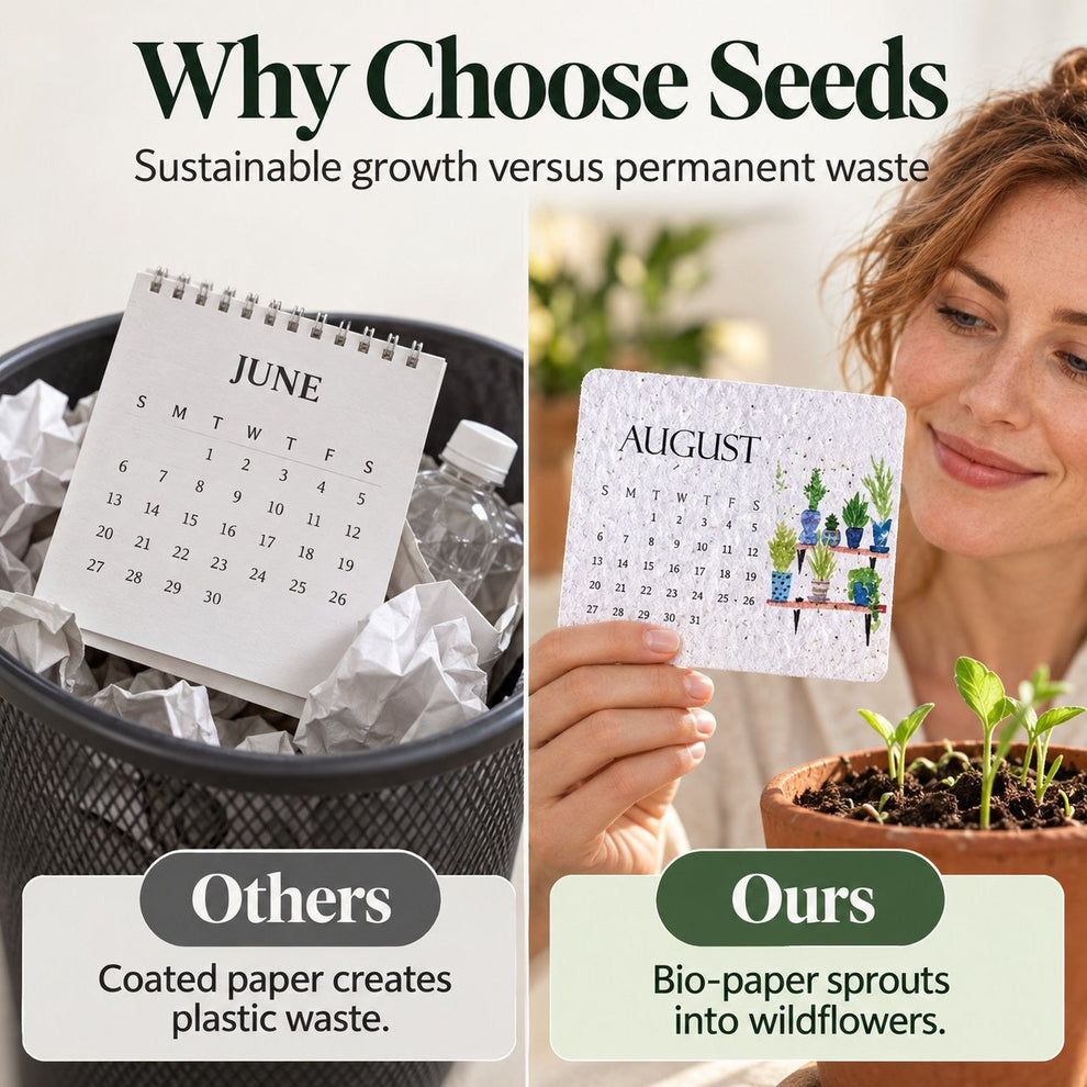 ✨🏆Early Holiday Sale 50% OFF 🌱Eco-Friendly Plantable “Timeless” Seed Calendar 2027