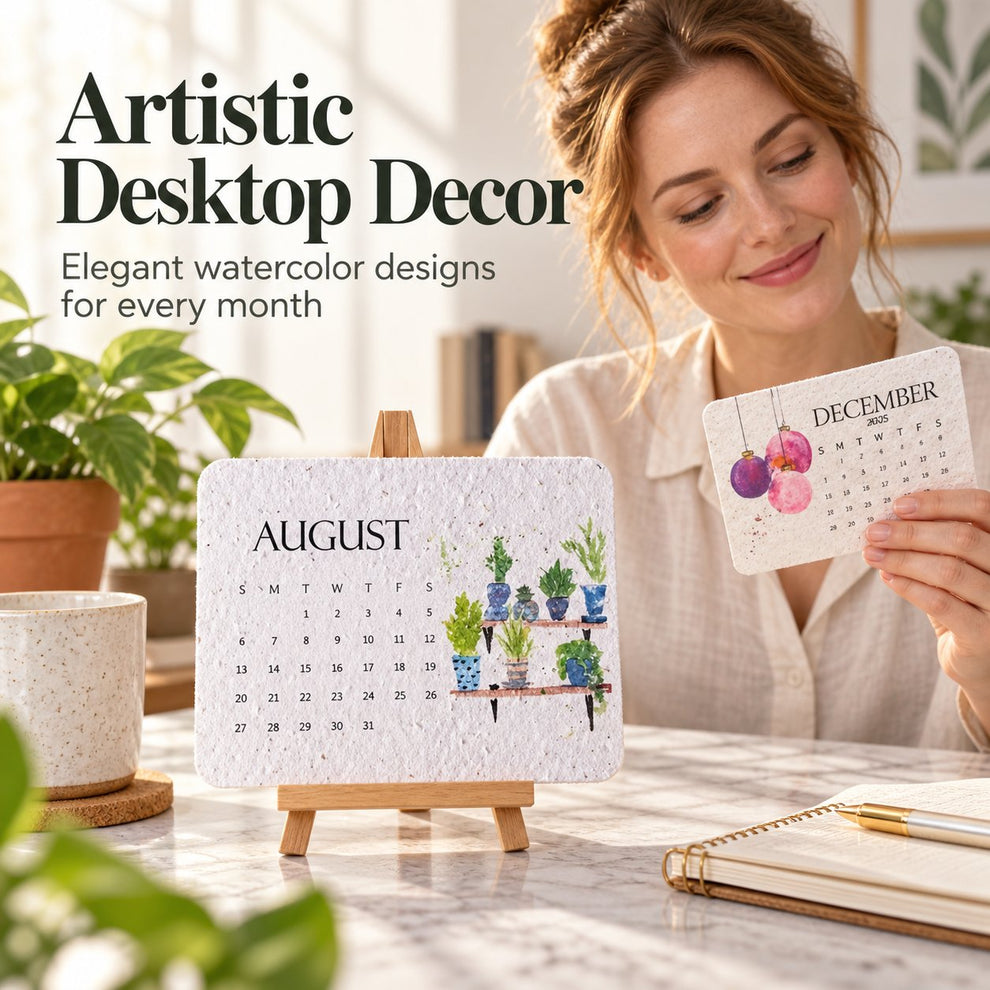 ✨🏆Early Holiday Sale 50% OFF 🌱Eco-Friendly Plantable “Timeless” Seed Calendar 2027