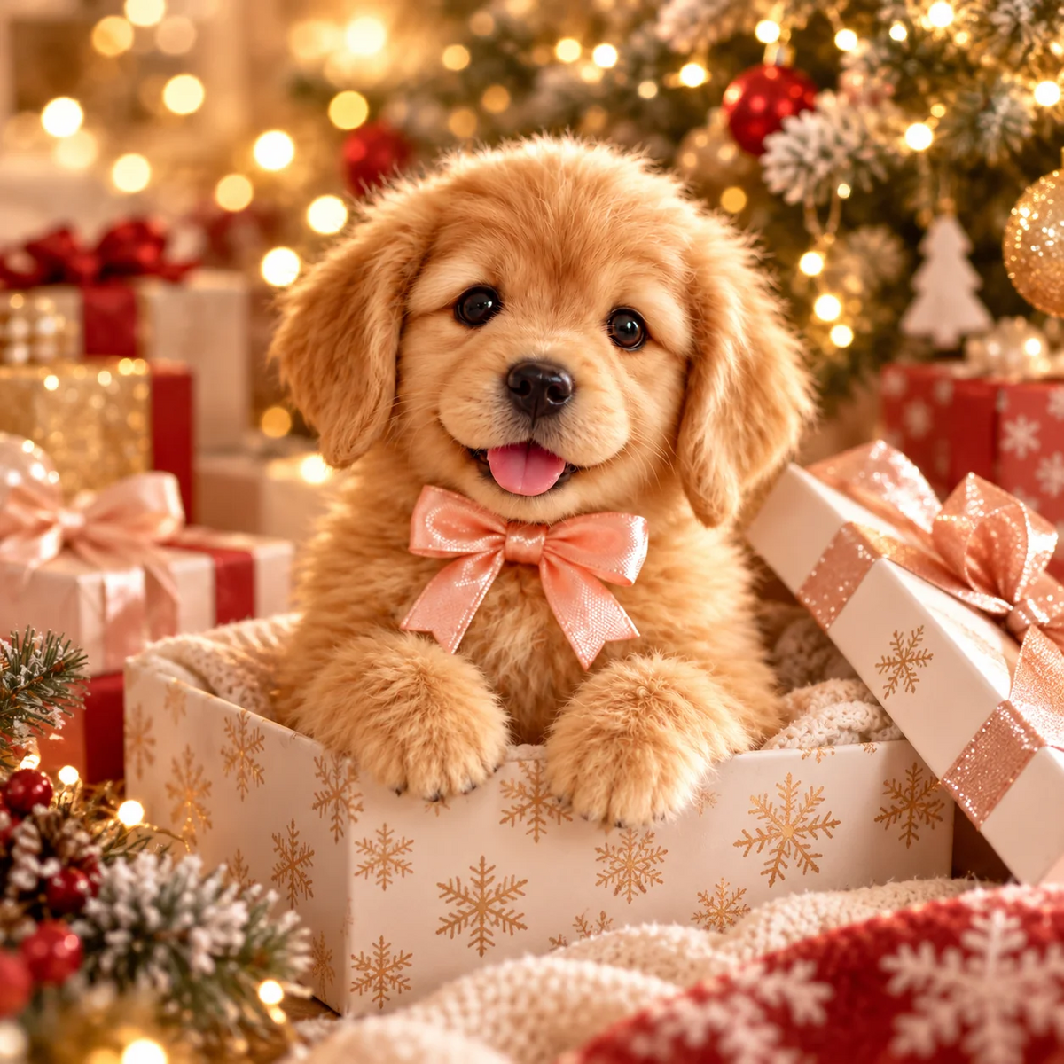 🎄 50% OFF – Golden Buddy Realistic Robot Golden Retriever Puppy