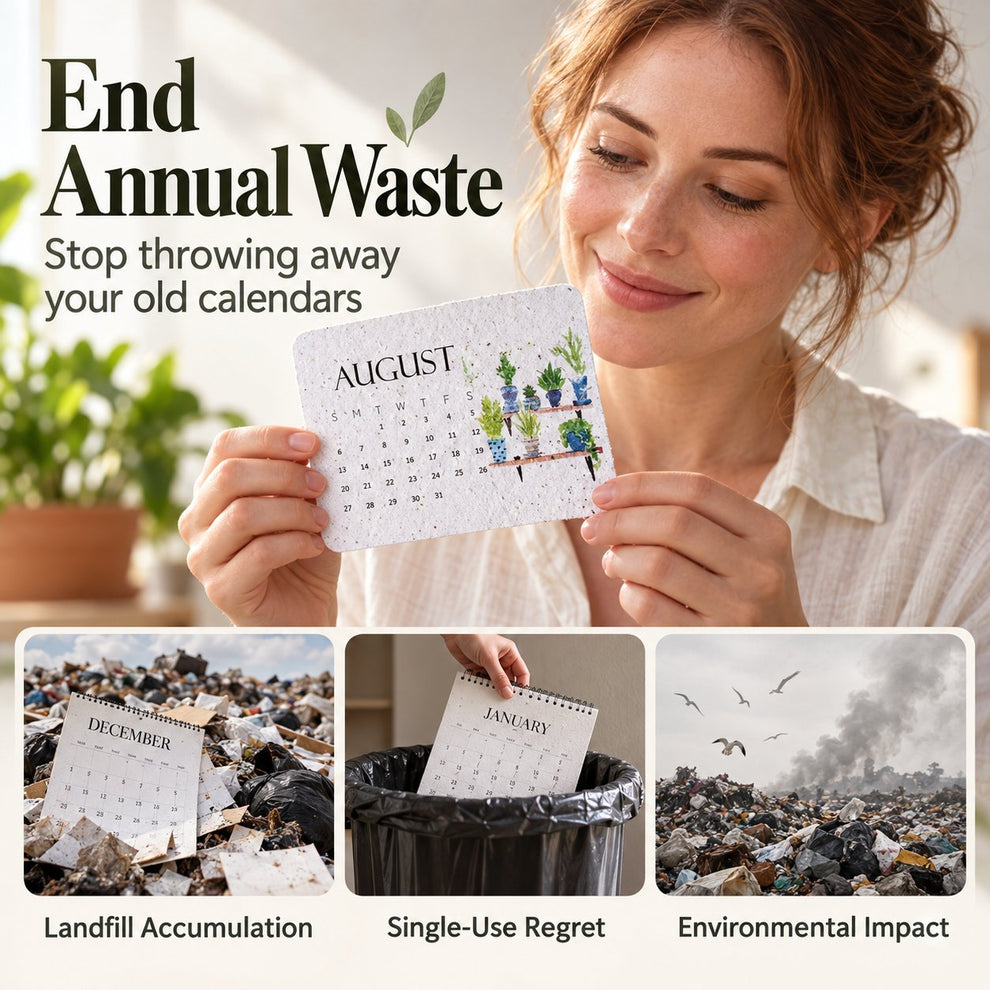 ✨🏆Early Holiday Sale 50% OFF 🌱Eco-Friendly Plantable “Timeless” Seed Calendar 2027