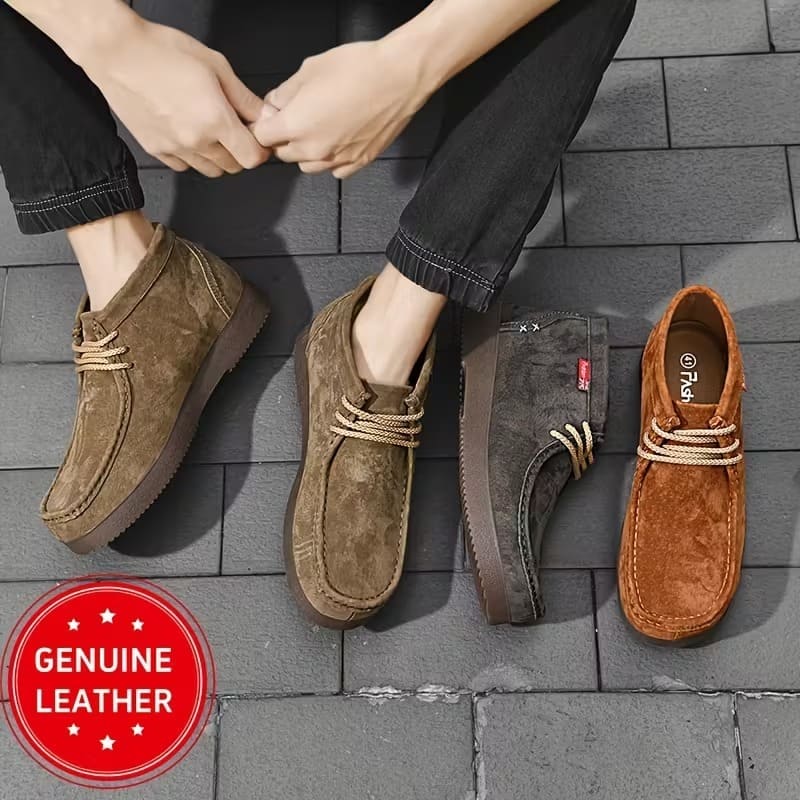 ⚡SALE UP TO 50%⚡Men’s Genuine Leather Casual Slip On Shoes