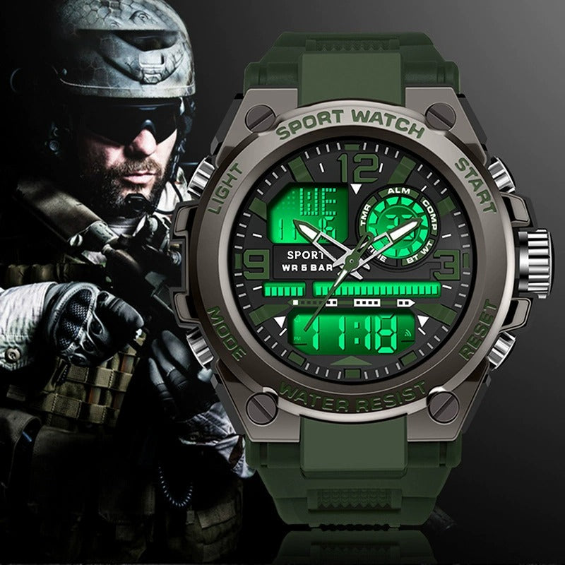 🔥 Hot Sale 70% OFF ⌚ Men's Waterproof Sports Watch with Luminous Display