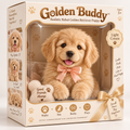 🎄 50% OFF – Golden Buddy Realistic Robot Golden Retriever Puppy