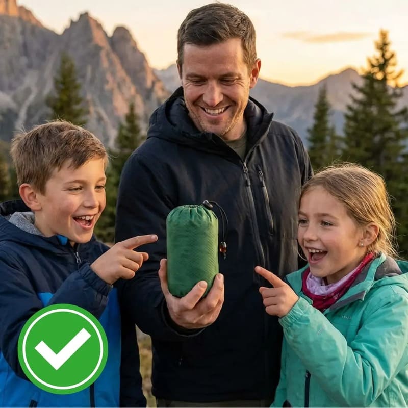 Emergency Waterproof Survival Sleeping Bag for Camping & Hiking