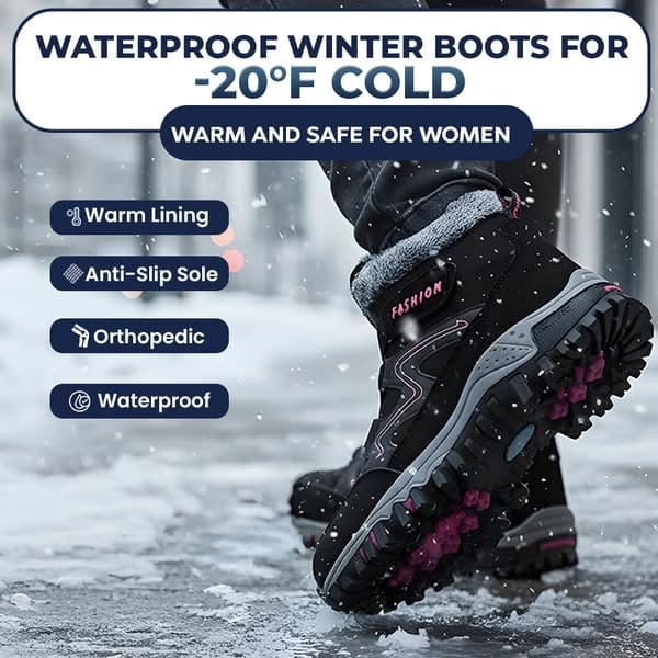 ❄️SALE OFF UP TO 70%❄️Warm Cotton Lined Winter Thermal Boots for Women