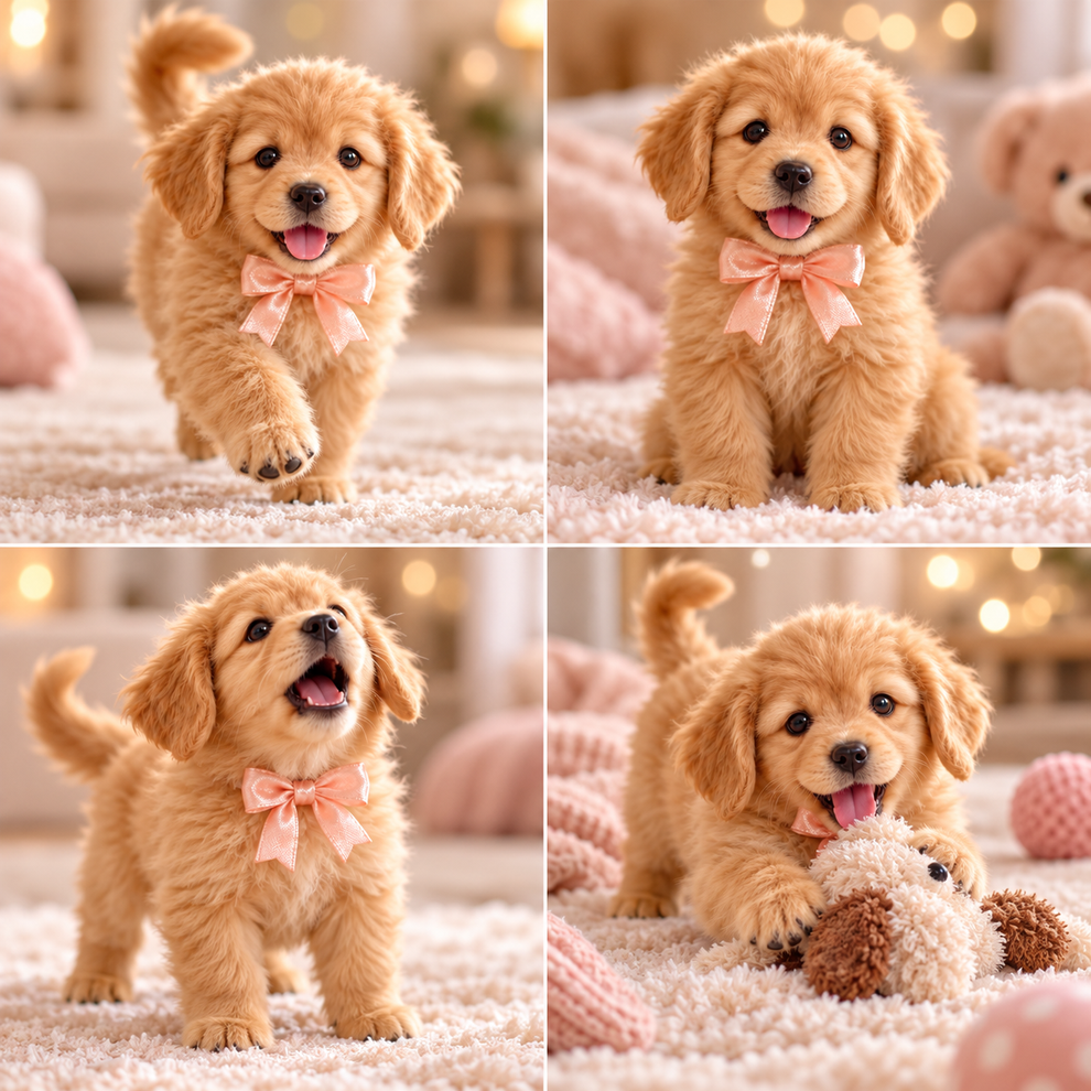 🎄 50% OFF – Golden Buddy Realistic Robot Golden Retriever Puppy