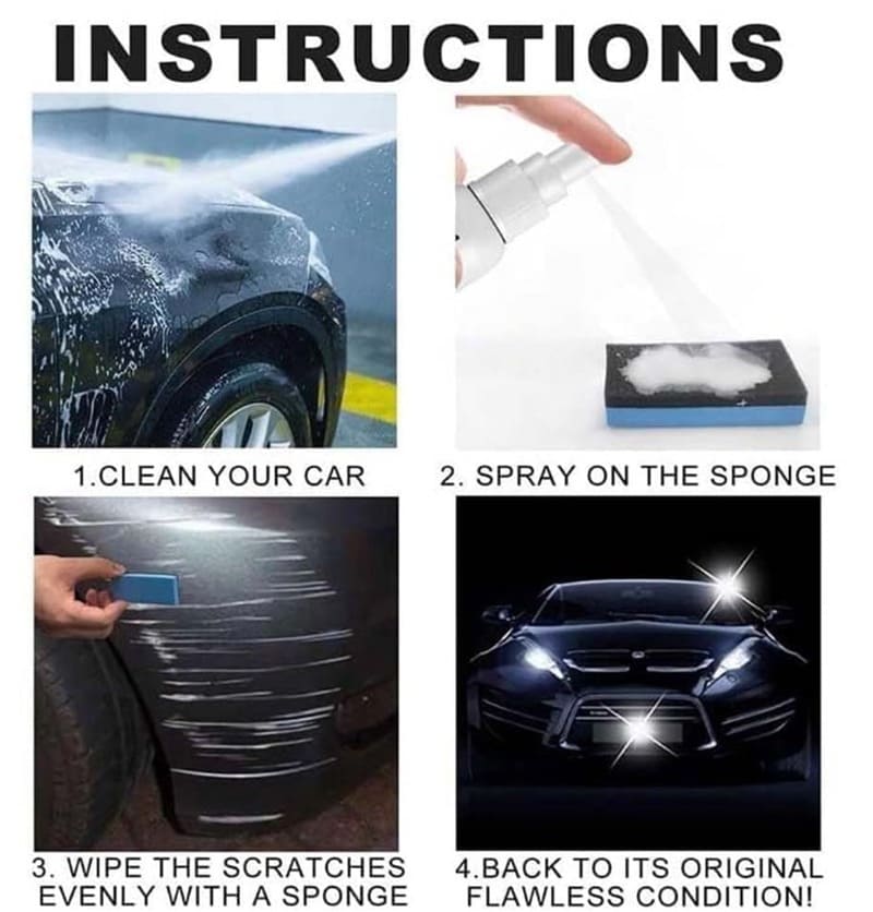 🔥 2025 Hot Sale Off 50%🔥Car Scratch Remover Spray for Paint Surface Repair
