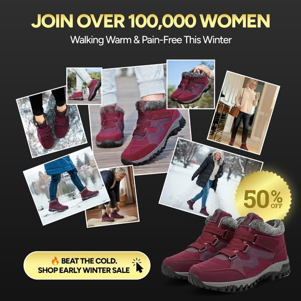 ❄️SALE OFF UP TO 70%❄️Warm Cotton Lined Winter Thermal Boots for Women