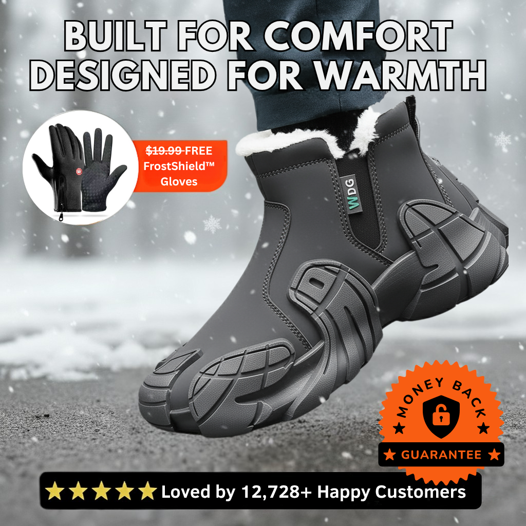 🔥 Hot Sale 70% OFF 👟 Unisex Warm Fleece Waterproof Boots